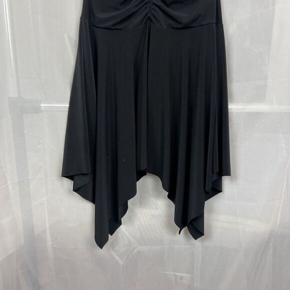 Vintage y2k Lipstick halter neck rhinestoned fairy dress cocktail party goth Md - Picture 3 of 7